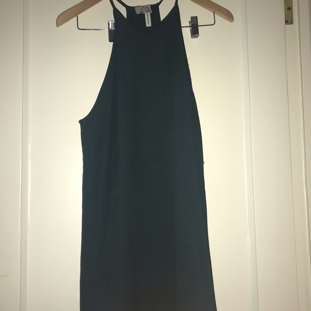 ZARA dark green dress